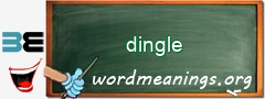 WordMeaning blackboard for dingle